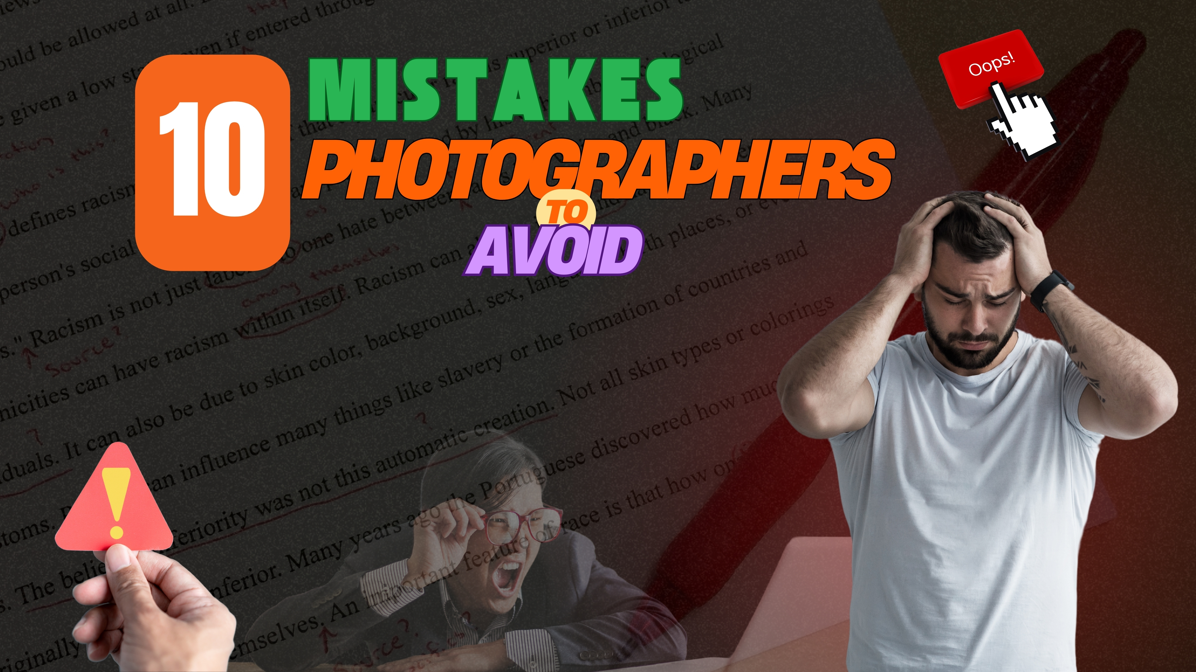 10 Mistakes New Photographers Should Avoid